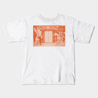 David Trampier's Hall of the Fire Giant King Kids T-Shirt